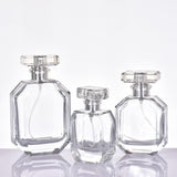 Octagan glass perfume bottle customized color