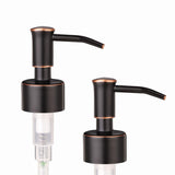 Factory Stainless Steel Black ORB Gold Liquid Soap Pump Dispenser For 28mm Glass Bottle CB-18