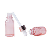 Customized High Quality 5ML, 10ML, 20ML, 25ML, 30ML, 50ML and 100ML Pink Glass Dropper Bottles