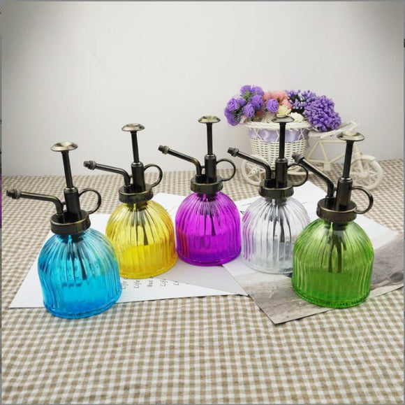 Glass Watering Spray Bottle, Plant Mister Watering Can, Glass Small Watering Can for Garden, Plants