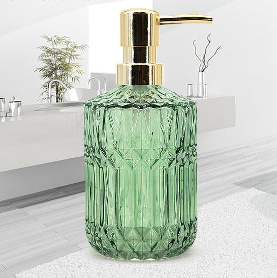 European Style High Quality Glass Soap Dispenser for Hotel