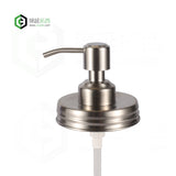 Satin brushed high quality metal soap pump heads, high quality metal soap pump tops CB-01B