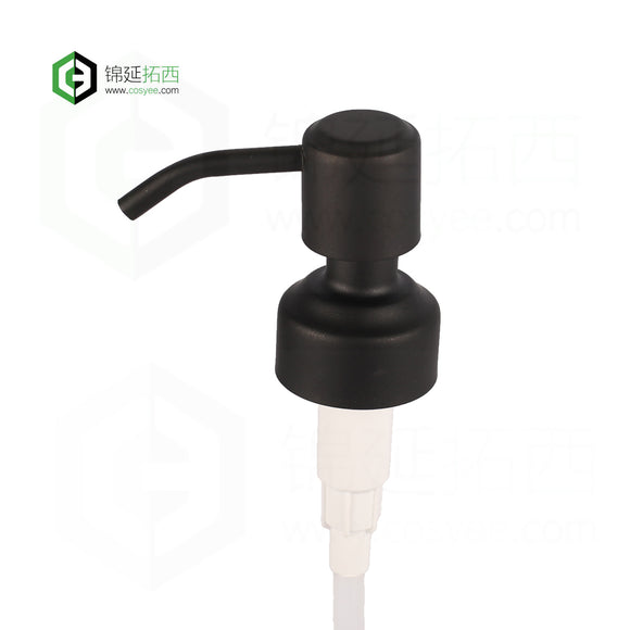 Soap Pump Metal Lotion Dispenser Black Replacement Pump for Dimension 26.3-27.3mm Bottles CB-01S