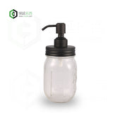 Soap Pump Metal Lotion Dispenser Black Replacement Pump for Dimension 26.3-27.3mm Bottles CB-01S