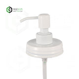 White Metal Stainless Steel Soap Dispenser Pump Lotion Pump Shampoo Pump CB-01W