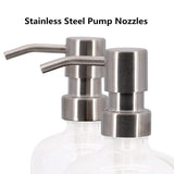 Silver Soap Pump Flat Top, Stainless Steel Lotion Pump 28/400 24/410 CB-04B