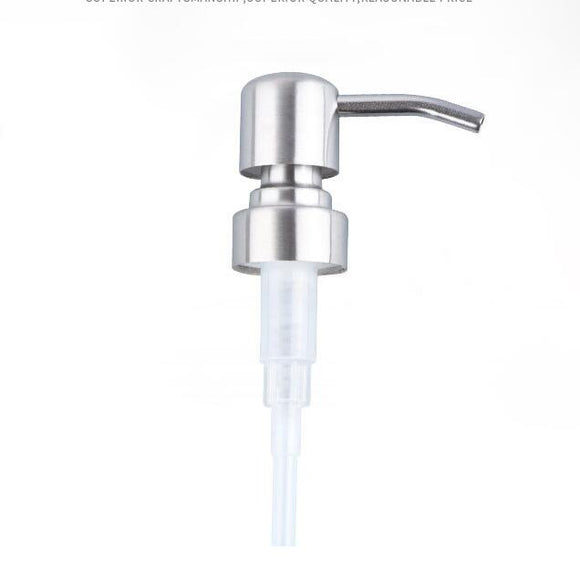 Satin Brushed Silver Stainless Steel Liquid Soap Dispensering Pump 28/400 CB-10B