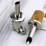 Stainless Steel Oil Pourer with A Stainless Steel Cap