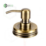 soap dispenser pump antique brass color
