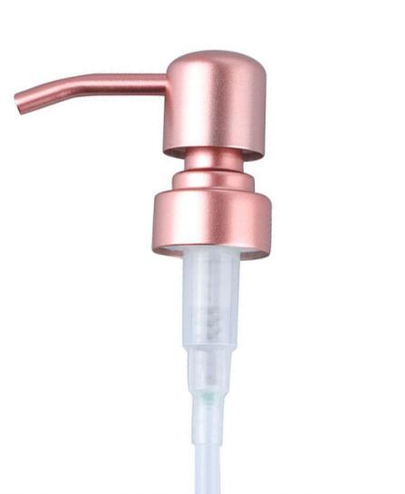 Pink Painted Stainless Steel Liquid Soap Dispenser Pump For Replacement CB-10PI