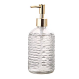 High Quality Fancy Glass Bottle Soap Dispenser with or without Pump