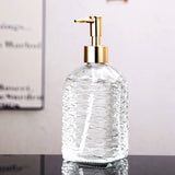 High Quality Fancy Glass Bottle Soap Dispenser with or without Pump